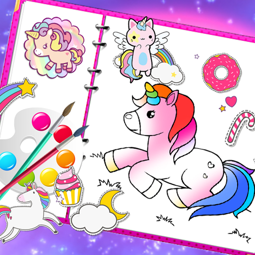 Fabelhaftes Süßes Einhorn Malbuch