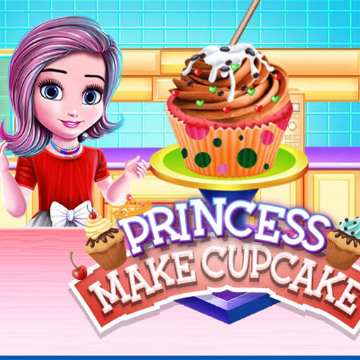 Prinzessin macht Cupcake